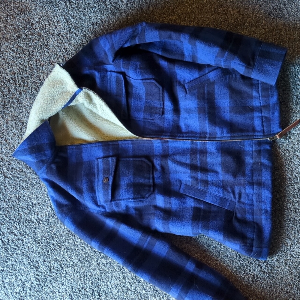 LL Bean Sherpa Lined Flannel